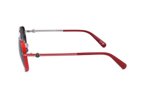 Moncler ML0286 14A SHINY LIGHT RUTHENIUM 50/19/145 UNISEX Sunglasses3