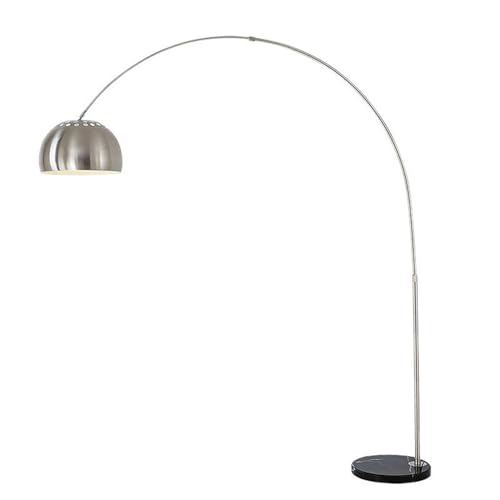 Lámpara de pie de arco para leer en el salón con protección ocular y diseño de pesca
