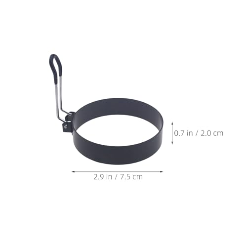 Moldes para huevos fritos de acero inoxidable y anillos redondos para tortitas 3