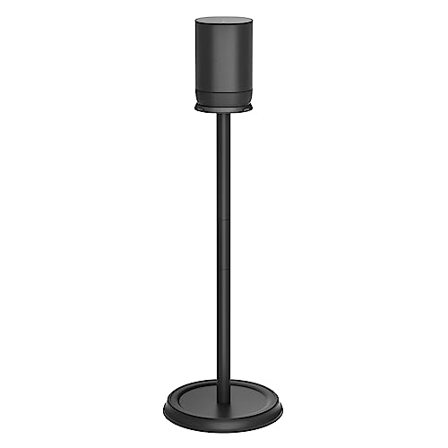 Heavy Duty Floor Speaker Stand for Sonos Move and Move 2 Speaker Stand for with Management Cable Clips Easy to Install, Black