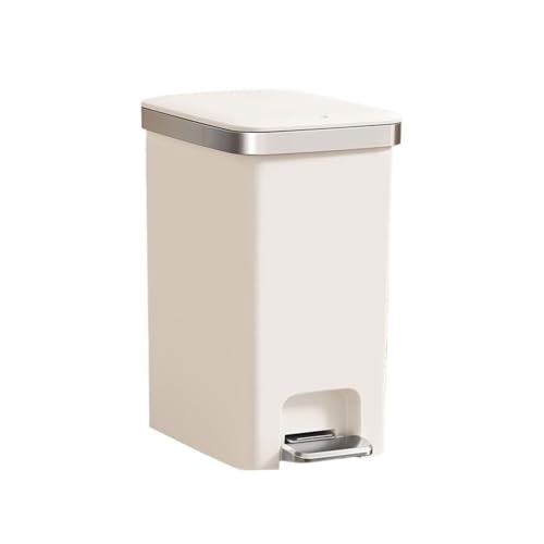 Poubelle de salle de bain à fermeture douce et silencieuse en inox