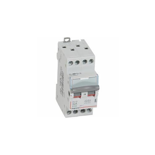Interrupteur modulaire tétrapolaire 4P 32A Legrand 406479 pour triphasé