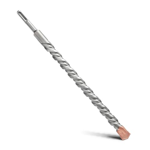 MOXPIFY Punta de taladro SDS Plus de doble hélice, taladro de percusión para hormigón, piedra, piedra natural, 20 x 350 mm