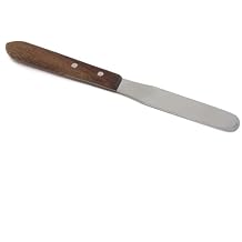 Wooden Handle Butter Cake Icing Spatula Spreader Pastry Decorating Tool Stainless Steel,Grilling, Baking Cooking Kitchen Utensil 4" Blade