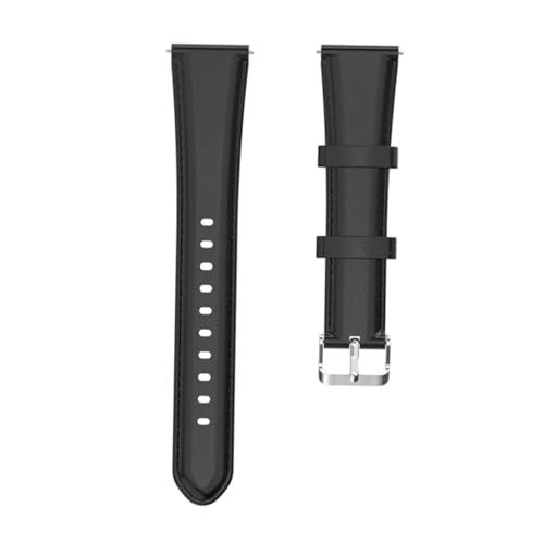 Operitacx Correa de Reloj PU Compatible con Fitbit Blaze Pulsera de Repuesto Ergonómica y Ligera para Hombres y Mujeres para Cumpleaños Bodas y Navidad Color Negro