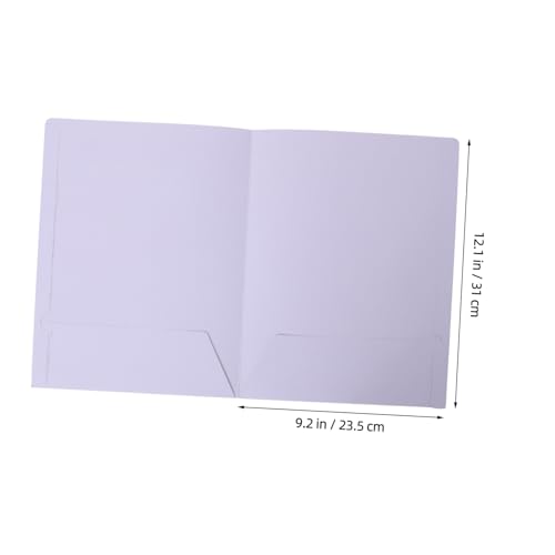 Pochettes papier A4 organisation documents rangement bureau double poche