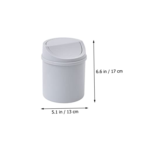 Healifty 2Pzs Mini Canecas con Tapa para Escritorio miniatura 2