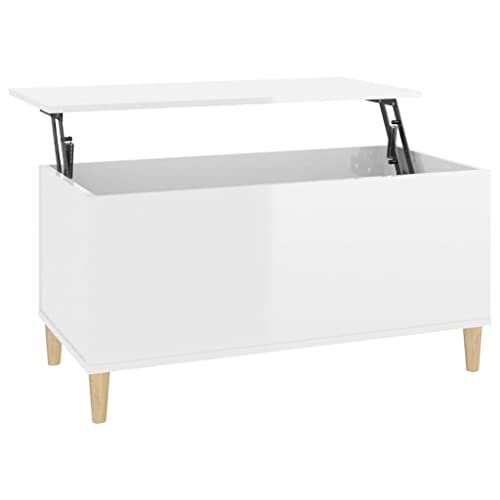 Table basse de salon compacte 90x45 cm pour sublimer les petits espaces