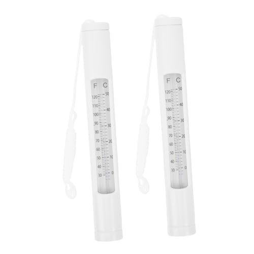 GALPADA 2個 フローティング プール 温度計 大型 ディスプレイ ストリング