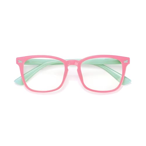 Image of 3 Pack Kids Blue Light Glasses, Lightweight Round Frame 6-15 | Blue Light Glasses for Kids girls and boys, Toddler Kids Clear Eye Glasses UV400, Fake Glasses