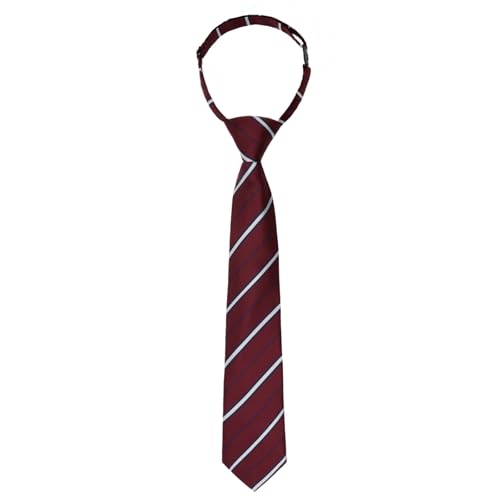 Boys Tie Pre-tied Clip on Ties for Boy Adjustable School Kids Ties for Graduation Wedding Uniform