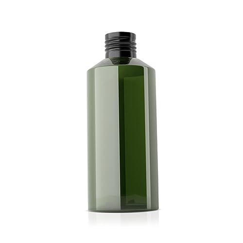 IWOWHERO 5Piezas Viaje Portátil Dispensadoras Recargables De Oscuro y Negro Para Cosméticos y Lociones
