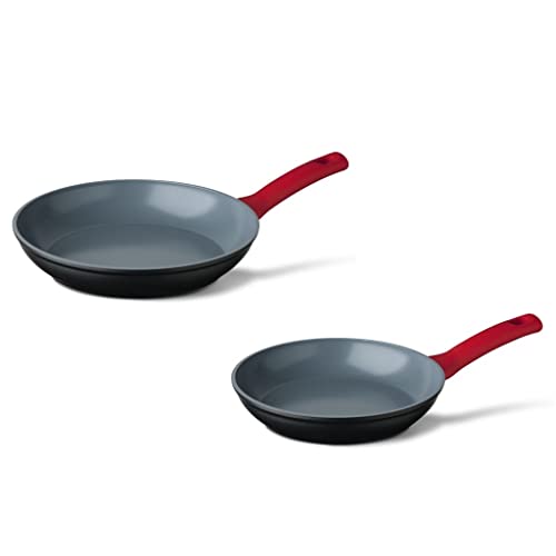 Cuisinox 2 - Delige Koekenpannenset Rood
