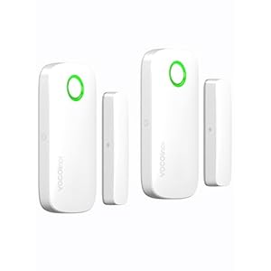 VOCOlinc Door Alarm Magnetic Window Locks Contact Sensor Wireless Smart Doorbell Chime No Hub Required ONLY Works with Apple HomeKit Home Security Bluetooth Low Energy Remote Access