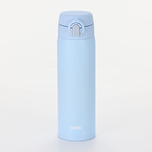 Image of Thermos JOF-500 DTB Water Bottle, Vacuum Insulated Travel Mug, 16.9 fl oz (0.5 L), Dusty Blue, 16.9 fl oz (500 ml)