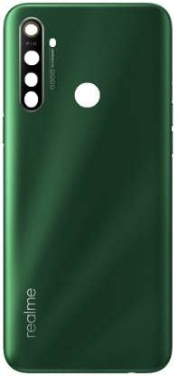 REOTEL Back Panel Back Body Cover Back Panel for Realme 5i -Green (with Logo & Power Volume Button Camera Lens Fitting&Network NFC)