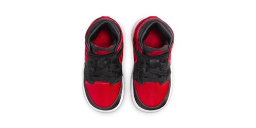 Jordan Toddler's 1 Retro High OG Satin Bred Blk/U Red-Wht (FD5305 061)4