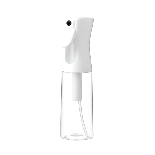 Red Dot Gift 1-Pack 500 ml Continuous Mist Spray Bottles Spray Bottle For Hairstyling Cleaning Salons Plants Essential Oil & More (White Transfrant)
