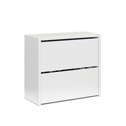 Sapateira Articulada Safira 2 Portas Basculante Mell (Branco)