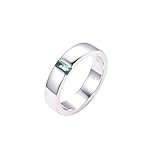 MOUNTJEWELS Natural Moss Agate Ring 925 Sterling Silver Ring Mens Wedding Band Ring Birthday Gift For Him Mens Handmade Ring Moss Agate Mens Ring (7)