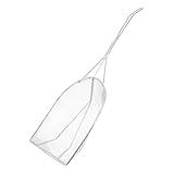 EXHUMKY Fritteusen Skimmer mit Langem Griff Öl Fett für Sicheres Frittieren von Hähnchen und Robustes Küchengerät Lochfilter Langlebig und Einfach zu Bedienen