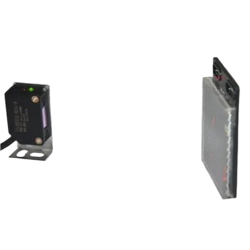Sensor fotoeléctrico E3Z-RL61-N con luz roja visible alcance de 8 m y reflexión espejo 3