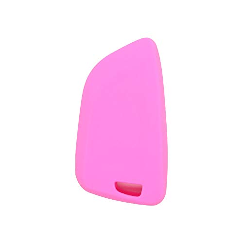 BROVACS Silicone Cover Protector Case Holder Skin Jacket Compatible with BMW X5 X6 X1 5 7 Series 3 Button Smart Remote Key Fob CV9906 Pink - Image 3