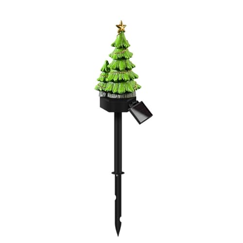Solar Christmas Tree Garden Stake Lights, Christmas Decorations Tree Pathway