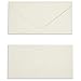 Paper Junkie Letter Paper & Envelopes Set - 60 Sheets (7.2 x 10.2 In) & 30 Ivory Envelopes (4 x 7.7 in), Gold Border, 100 GSM - Vintage Lined Stationery for Love Letters & Invitations