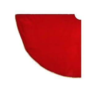 Regency International 48 Velvet Tree Skirt Red