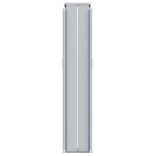 Auvent latéral rétractable crème 117x1200 cm double face - 5