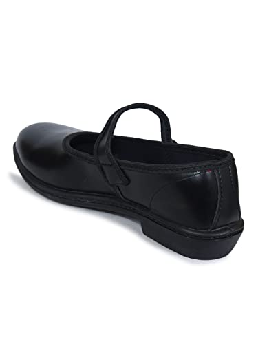 Image of AJANTA School Shoes for Girls | Lightweight & Washable | Adjustable Hook & Loop | Cushion Insole for Comfort | Slip Resistance for Firm Grip