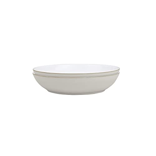 Denby Natural Canvas Pasta Bowl Set Of 2, White