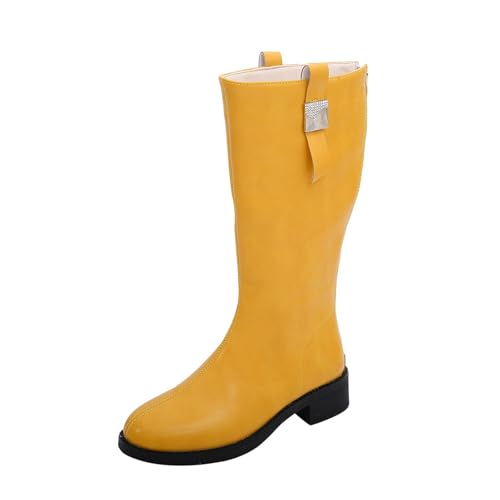 Bottes longues pour femme style britannique pour affronter l'hiver avec style