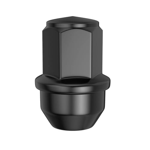 Image of MIKKUPPA M14x1.5 F150 Lug Nuts, Black 4PCS OEM Style 21mm Hex | Anti-Rusting Updated Tire Nuts, Replacement for 2015-2024 F-150 F150 Expedition Lincoln Navigator Factory Wheels