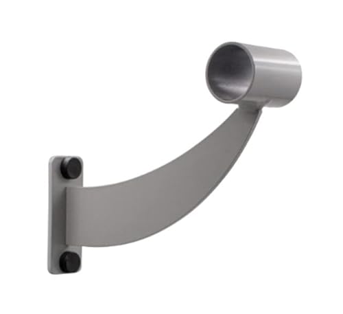 Vita Vibe Collared Ballet Barre Mounting Bracket - WB15 - USA Made (Satin Silver)