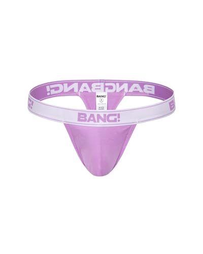 Bang Men's Underwear - - Cotton Thong - Premium Soft Texture 1 3/8" Waistband3
