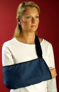 Med Spec Padded Arm Sling with Soft Padded Shoulder Strap, Navy, X-Large