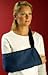 Med Spec Padded Arm Sling with Soft Padded Shoulder Strap, Navy, X-Large