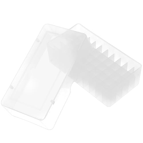 Zerodeko Boîte de Tubes à Centrifuger Coniques en Plastique Polypropylène 50 Emplacements Numérotés Mécanisme D'étanchéité Résistante aux Températures pour Laboratoire