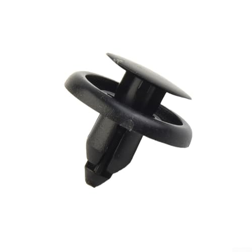 Gdfnmogo Remache de 7 mm de diámetro, paquete de 30 sujetadores de plástico para instalación de coche, color negro para moldura y parachoques