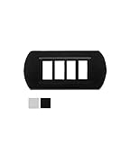  coprinterruttore Minny Nailon 4 plazas blanco [GHIDINI]