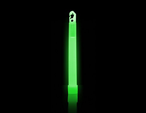 Cyalume Military Grade Green Glow Sticks - Premium Bright 6” Chemlight Emergency Glow Sticks With 8 Hour Duration (Bulk Pack Of 10 Chem Lights) #TOP2