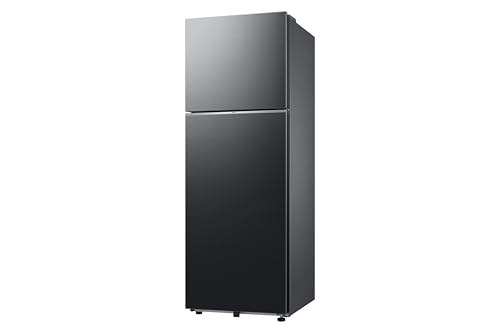 Image of Samsung 256 L, 3 Star, Bespoke AI, Convertible, Digital Inverter Frost Free Double Door Refrigerator (RT80H30U3KHL, Black Caviar, 2026 Model)