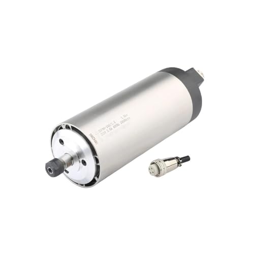 WAAZVXS 1.5KW ER11 220V/380V Air Cooled Milling Spindle Motor 80mm Spindle for CNC Router Woodworking Carving GDF80-24Z/1.5 (Color : 220V)