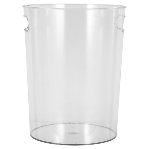 Bote de basura Doitool transparente para escritorio 21.5x27 cm