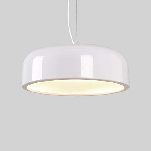 Preisvergleich Produktbild Jsmhh Mode Pendelleuchte Industriestil Deckenleuchte LED Moderne Pendelleuchte Aluminium Kreis Lampenschirm Hängelampe for Esstisch Loft Wohnzimmer Esszimmer Büro 3X E27Oslash; 35 cm