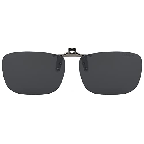 Image of CAXMAN Polarized Clip On Sunglasses Over Prescription Glasses for Men Women UV Protection