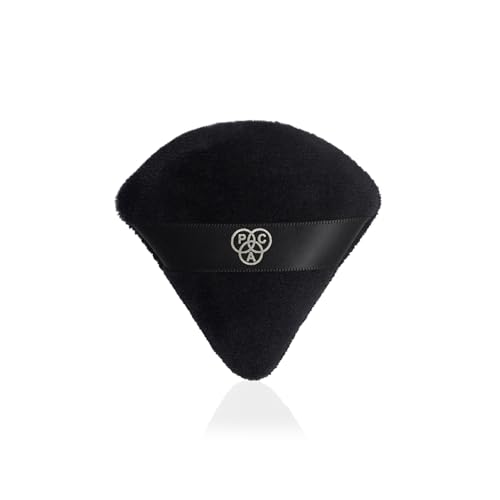 Image of PAC Pizza Puff Black | Small Size 99% Soft Natural Cotton | Less Product Wastage,Ideal for Under Eyes