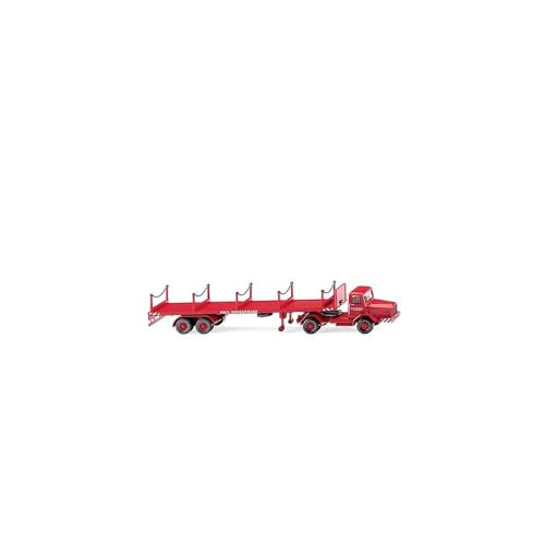 Wiking 055407 H0 Faun Stage Saddle Trailer Rosary, various